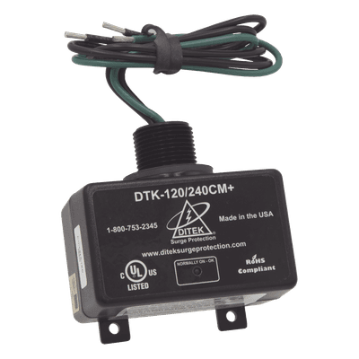 Supresor de Sobretensiones / 120/240 VCA / Fase Dividida / Gabinete NEMA 4X / -35°C a 80°C / Auto-Recuperación DTK-120/240CM DITEK