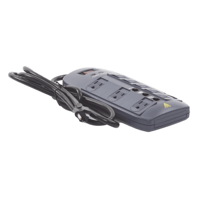 Multicontacto 8 Salidas / 120 VCA 15 A / 2160 Joules / Telco RJ11 / 6 Transformadores Simultáneos / 5.9 pies Cable DTK-8FF DITEK