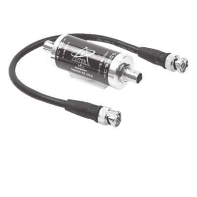 Protector Coaxial BNC / 20,000 A / 75 Ohms / 0-10 MHz / 3.58 x 1.1 pulgadas / -40°F a 158°F DTK-IBNC DITEK