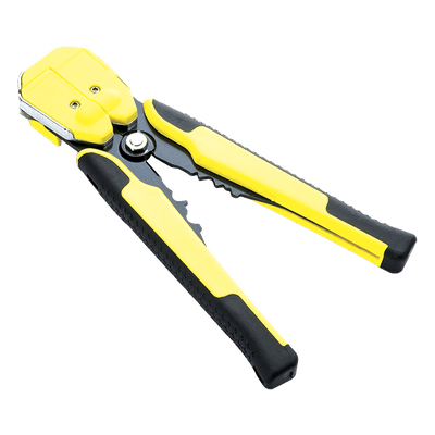 Pinza Multifuncional / Pelacables y Prensado Automático / Calibres 10-24 AWG / Acero Térmicamente Tratado / Acabado Satinado Antióxido JX-1301 EPCOM POWERLINE