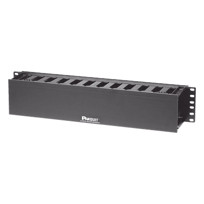 Organizador de Cables Horizontal / Rack 19in / 2UR / Frontal / PatchLink / ABS WMPF1E PANDUIT