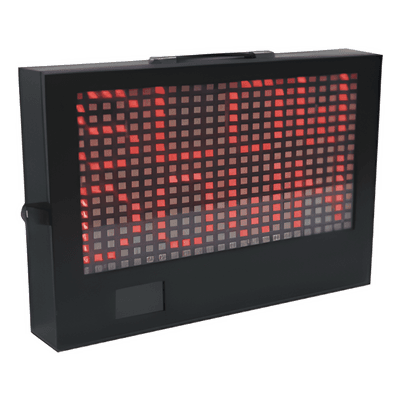 Radar de Velocidad con Mensaje / LED Ámbar/Rojo / 59x36 cm / 200 m (656 pies) / 24.150 GHz Banda K / ±1 mph XRADARMSG AccessPRO