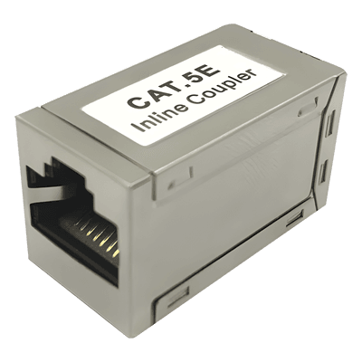 Acoplador STP / Cat5e / 1000 Mbps / Blindado EMI/RFI / 2 Puertos RJ45 / 750 VCA LPKJ547 LINKEDPRO BY EPCOM
