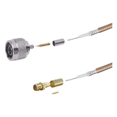 Jumper RF / 100 cm (3.28 ft) / RG-142/U / N Macho a SMA Hembra Inverso / 8 GHz SN-142-SMAHI-100 EPCOM INDUSTRIAL