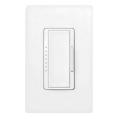 Atenuador Maestro / 600 W incandescente-halógeno / 600 VA MLV / requiere neutro / 120 V 50/60 Hz / RF 431.0-437.0 MHz / RadioRA 2 RRD6NDWH LUTRON ELECTRONICS