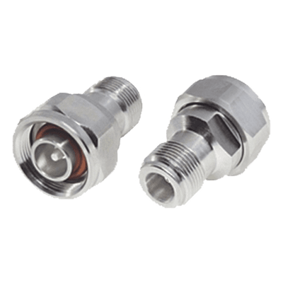 Adaptador en Línea / N Hembra a Mini DIN 4.1-9.5 Macho / PIM -155 dBc / 7.5 GHz / 50 Ω RFN-1046-4 RF INDUSTRIES,LTD