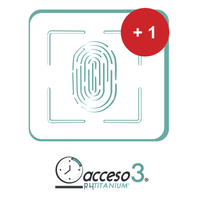 Licencia de Expansión / Checador Adicional / Integración Nómina México / Relojes ZKTeco Compatible / Entrega Virtual TITANIUMTER ACCESSPRO