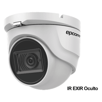Cámara Eyeball TURBOHD / 4K UHD 8 MP / Gran Angular 102.2° / Lente 2.8 mm / IR EXIR 30 m (98.4 ft) / IP67 / TVI-AHD-CVI-CVBS E4K-TURBO EPCOM PROFESSIONAL