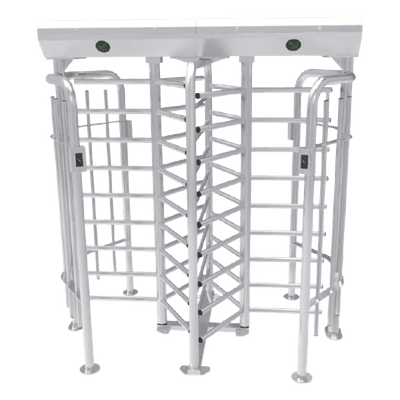 Torniquete Doble de Cuerpo Completo / 25 personas/min / IP54 / Acero Inoxidable SUS304 / Interior-Exterior / 1.90 pies de ancho de carril FHT-2300-D ZKTECO