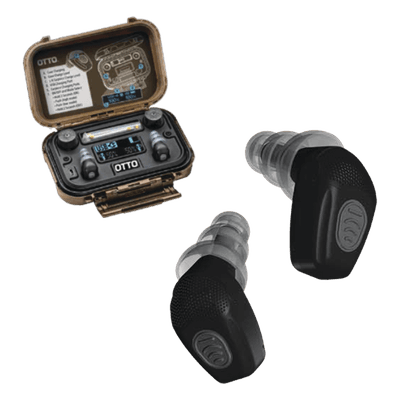 Tapones auditivos electrónicos / Detección y filtrado de voz / Atenuación 40 dB / Amplificación 5x / IP67 / 16 horas batería V4-11029 OTTO