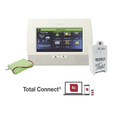 Panel de alarma inalámbrico / Pantalla táctil color 7" / Z-Wave integrado / WiFi certificado / Compatible Total Connect / 80 zonas L7000-LAS HONEYWELL HOME RESIDEO