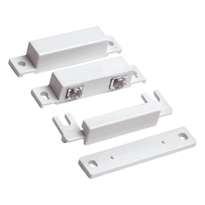 Contacto magnético de superficie / Normalmente cerrado (NC) / Gap 32 mm / Form A 300 mA @ 30 Vcd / Color blanco 7939WGWH HONEYWELL HOME RESIDEO