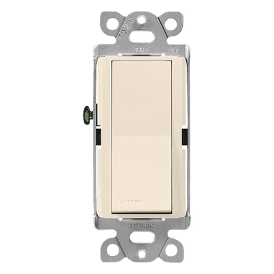 Apagador On/Off / 15 A / 120-125 V / Un solo polo / 2.94' x 4.69' x 0.30' CA1PSLAS LUTRON ELECTRONICS