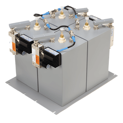 Combinador de RF / 440-512 MHz / 4 Canales / 125 W / 200 kHz Separación / N Hembra / 401x483x483 mm / 27.7 kg W6554-2/7CCS EMR CORPORATION
