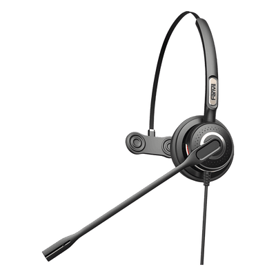 Diadema monoaural con tecnología antishock para teléfonos IP FANVIL y Polycom con micrófono de cancelación de ruido, larga durabilidad HT201 FANVIL