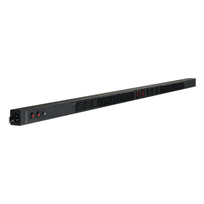 PDU Medible / Entrada NEMA L6-30P 30A / 24 C13 + 6 C19 / Cable 3.05 m (10 ft) / Instalación Vertical 0U PDU30MVHVT30F CYBERPOWER
