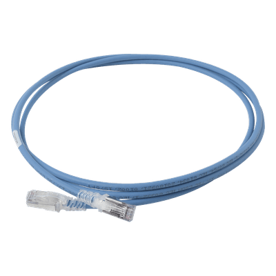 Patch Cord Cat6A Blindado S/FTP / 28 AWG / 2.13 m (7 ft) / Diámetro 5.5 mm / Color Azul SP6A-S07-06 SIEMON