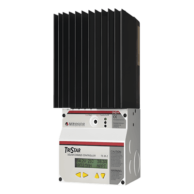 Controlador de Carga MPPT / 60A / 12/24/36/48V / VOC 150Vcc / Display / 3kW / 99% Eficiencia TS-MPPT-60M MORNINGSTAR