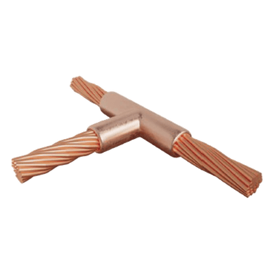 Molde para Soldadura Exotérmica / Tipo T Horizontal / 4/0 AWG a 4/0 AWG / 150 g Carga / Calibres #6 a 500 MCM TGM-CCT-4/0-4/0 TOTAL GROUND