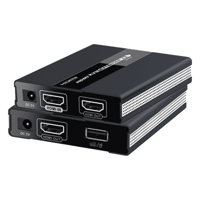 Kit extensor KVM ( Teclado, video, Mouse ) HDMI 1080P @ 60 Hz, 60 metros con cable CAT5e/6 TT371KVM EPCOM TITANIUM