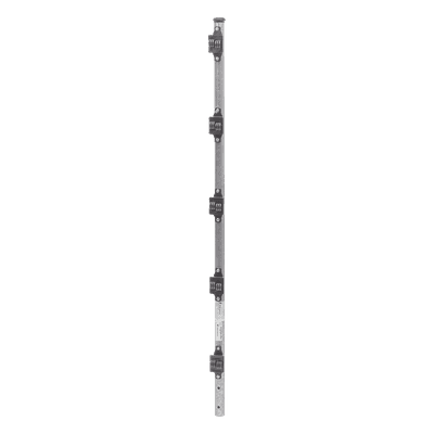 Poste de Paso para Cerca Electrificada / Tubo Galvanizado Cal. 18 / 1 m (3.3 ft) de Altura / 1' de Diámetro / 5 Aisladores Incluidos SYS-POST-3-R2 EPCOM INDUSTRIAL