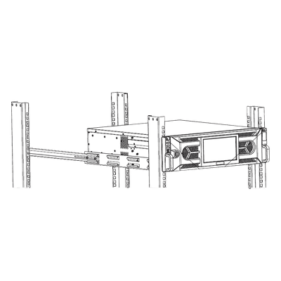 Soporte en Rack / 19 pulgadas / 4 postes / NVR de alta capacidad DS-ADAPTER-RACK HIKVISION