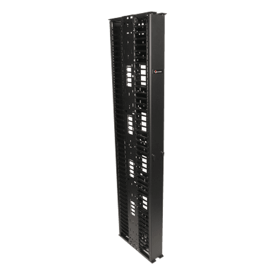 Organizador Vertical Doble / 45UR / Acero 16AWG / 10in (254 mm) / Alta Densidad / 5,616 Cables VCM-10D SIEMON