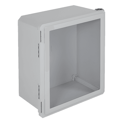 Gabinete de Fibra de Vidrio / IP66 / 554 x 461 x 263 mm / Puerta Transparente Removible / 1.82 x 1.51 x 0.86 ft EF201610-W STI