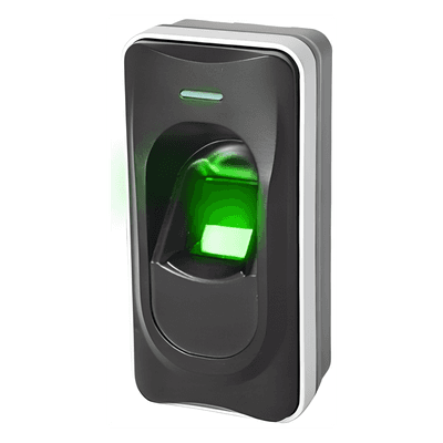 Lector Esclavo de Huella y Proximidad / RS-485 / IP65 / Sensor Óptico Antirrayaduras / 50 x 102 x 37 mm / 0 a 45 °C F12 ZKTECO - AccessPRO