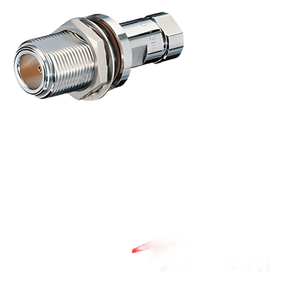 Conector N Hembra Chasis / Auto-sujetado / Cable FSJ150A y RADIAX RXL1-1RN / 1/4" (0.82 pies) F1-PNFBH RF INDUSTRIES,LTD