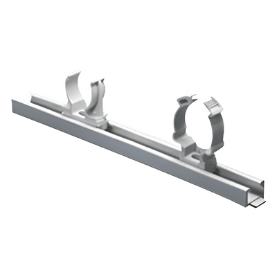 Canaleta Unicanal / PVC Auto-extinguible / 0 Halógenos / 20 cm (7.9 in) / RAL 7035 / Anti-choques GW-50-609 GEWISS