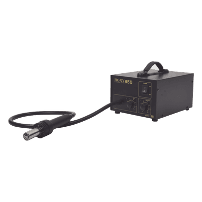 Estación de Soldadura SMD / Aire Caliente 20W / Flujo 23 L/min / 4 Boquillas / Diseño Antiestático EP-850 EPCOM POWERLINE