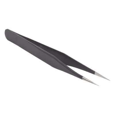 Pinzas Antiestáticas / Acero Inoxidable / Recubrimiento ESD / Mango Ancho / Punta Afilada / 12.3 cm (4.8 in) / 17 g EPTP6 EPCOM POWERLINE