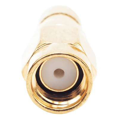 Conector SMA Macho Inverso / Anillo Plegable / Cables RG-8/X, LMR-240, Belden 9258 / Cuerpo Bronce Oro / Aislante Teflón TT-SM-0022 EPCOM TITANIUM