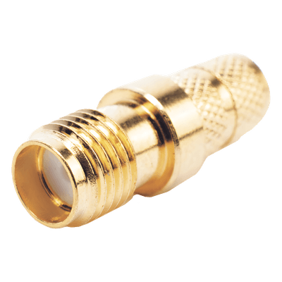 Conector RF / SMA Hembra Inverso / Anillo Plegable / Compatibilidad RG-8/X, LMR-240 / Oro/Oro/Teflón TT-SM-0023 EPCOM TITANIUM
