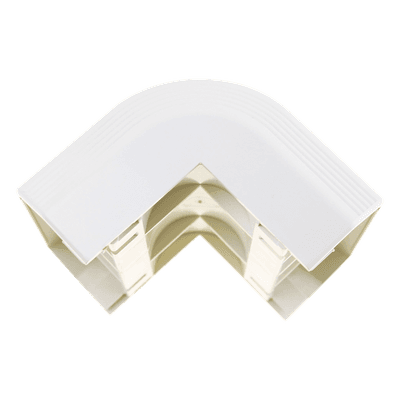 Esquinero Exterior para Canaleta / PVC Rígido / UL94V-0 / Radio de Curvatura 1 in / TIA/EIA / Blanco Mate T70OCIW PANDUIT