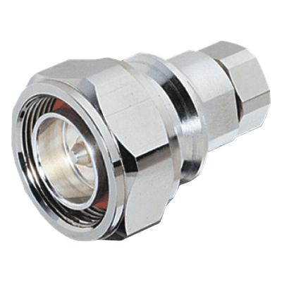 Conector Coaxial DIN 7/16 Macho / 50 Ohm / 0-7500 MHz / 1.0 kW @ 900 MHz / IMD -120 dBm / 884 Vrms F4PDMV2-C ANDREW / COMMSCOPE