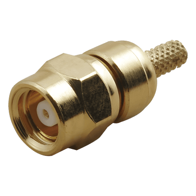 Conector RF / SMC Macho / Anillo Plegable / RG-58/U LMR-195 RG-142/U / Bronce Oro / Teflón TT-SM-0024 EPCOM TITANIUM