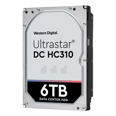Disco Duro Enterprise / 6 TB / 7200 RPM / SATA III 6 Gb/s / 3.5" / 550 TB Año Carga / HelioSeal / 24x7x365 HUS726T6TALE6L4 Western Digital (WD)
