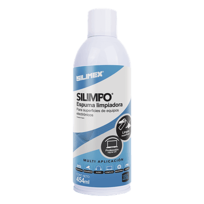 Espuma Limpiadora / Superficies Plásticas y Metálicas / 454 ml / 15.3 fl oz SILIMPO SILIMEX