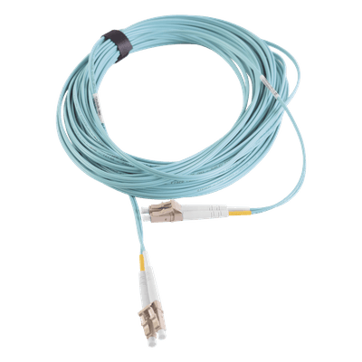Jumper de Fibra Óptica / Multimodo OM3 50/125 µm / LC-LC Duplex UPC / OFNR Aqua / 7 m (22.97 ft) FJ2-LCLC5L-07AQ SIEMON