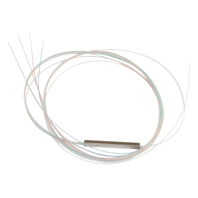 Splitter Óptico PLC / 1x4 / Fusión Sin Conectores / 1260-1650nm / -40°C a 85°C