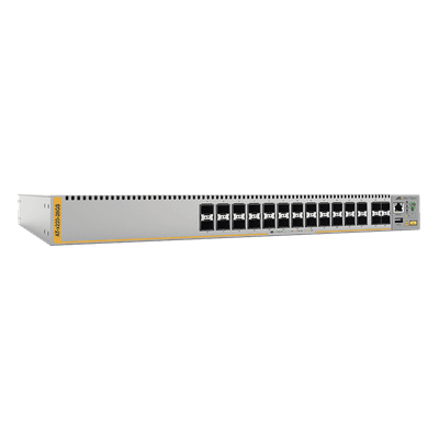 Switch capa 3 / 28 puertos SFP 100/1000X / 56 Gbps switching fabric / 41.7 Mpps / 1U rack AT-X220-28GS-10 ALLIED TELESIS