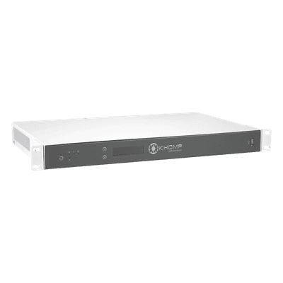 Servidor con IP-PBX 3CX integrado con 3 ranuras para módulos E1, GSM 2G y 3G, FXS/FXO, hasta 46 canales y soporta hasta 128 llamadas simultáneas
