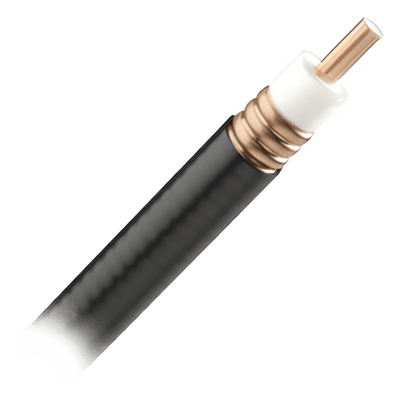 Cable Coaxial HELIAX 7/8 / Cobre Corrugado / 50 Ohms / 28 mm OD / 91% Velocidad de Señal / 0.92 ft (0.28 m) Diámetro AVA550FXFT ANDREW / COMMSCOPE