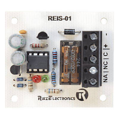 Tarjeta de Control de Voltaje / Automática para Inversores Solares / 12 VDC / Rango 11.4 a 13.05 VDC / Relevador NA-NC / 2 Indicadores Visuales REIS01 SYSCOM