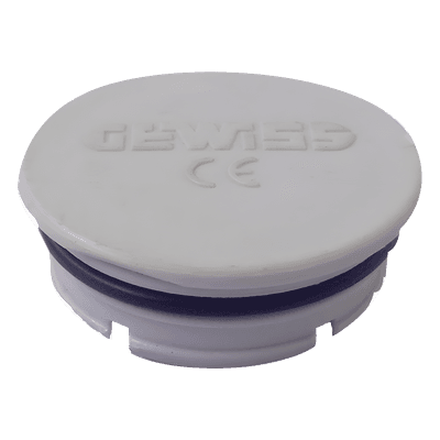 Tapón de Cierre / IP40 e IP67 / Material Libre de Halógenos / Color RAL 7035 / Compatible con Caja Quadrix DX45004 DX-47000 GEWISS