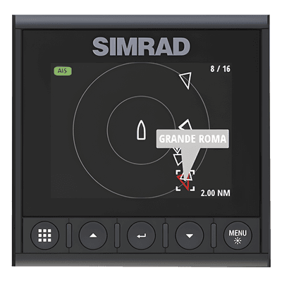 Display Digital Marino / Pantalla Color 4.1" / Enlace Óptico / NMEA 2000 / AIS Avanzado / DSC / Piloto Automático 000-13285-001 SIMRAD