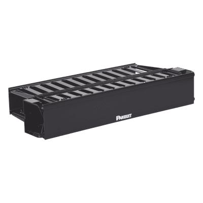 Organizador de Cables Horizontal / Doble Frontal y Posterior / 2UR / 19in / Con Tapa Extendida WMPH2E PANDUIT