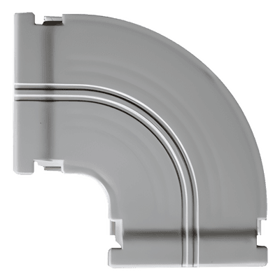 Curva Horizontal 90° / Canaleta DX10000 / ABS V0 / -20°C a +80°C / 0.025 kg/m / 3.28 ft Aplicaciones DX-18-240 THORSMAN